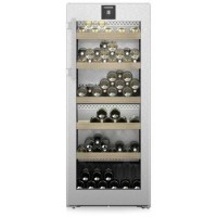 Liebherr 107 Bottle Capacity Dual Zone Freestanding Wine Cooler - Silver