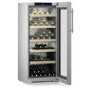 Liebherr 107 Bottle Capacity Dual Zone Freestanding Wine Cooler - Silver