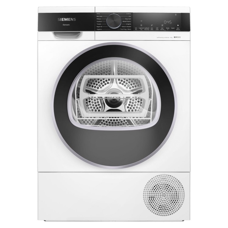 Siemens iQ500 9kg Heat Pump Tumble Dryer - White