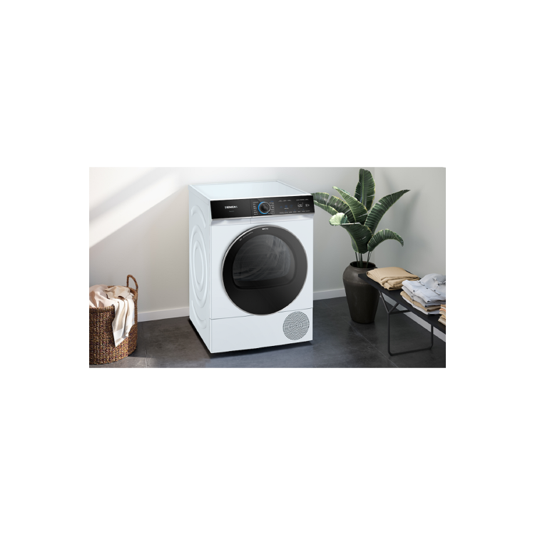 Siemens iQ700 9kg Heat Pump Tumble Dryer - White