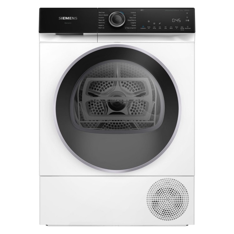 Siemens iQ500 9kg Heat Pump Tumble Dryer - White