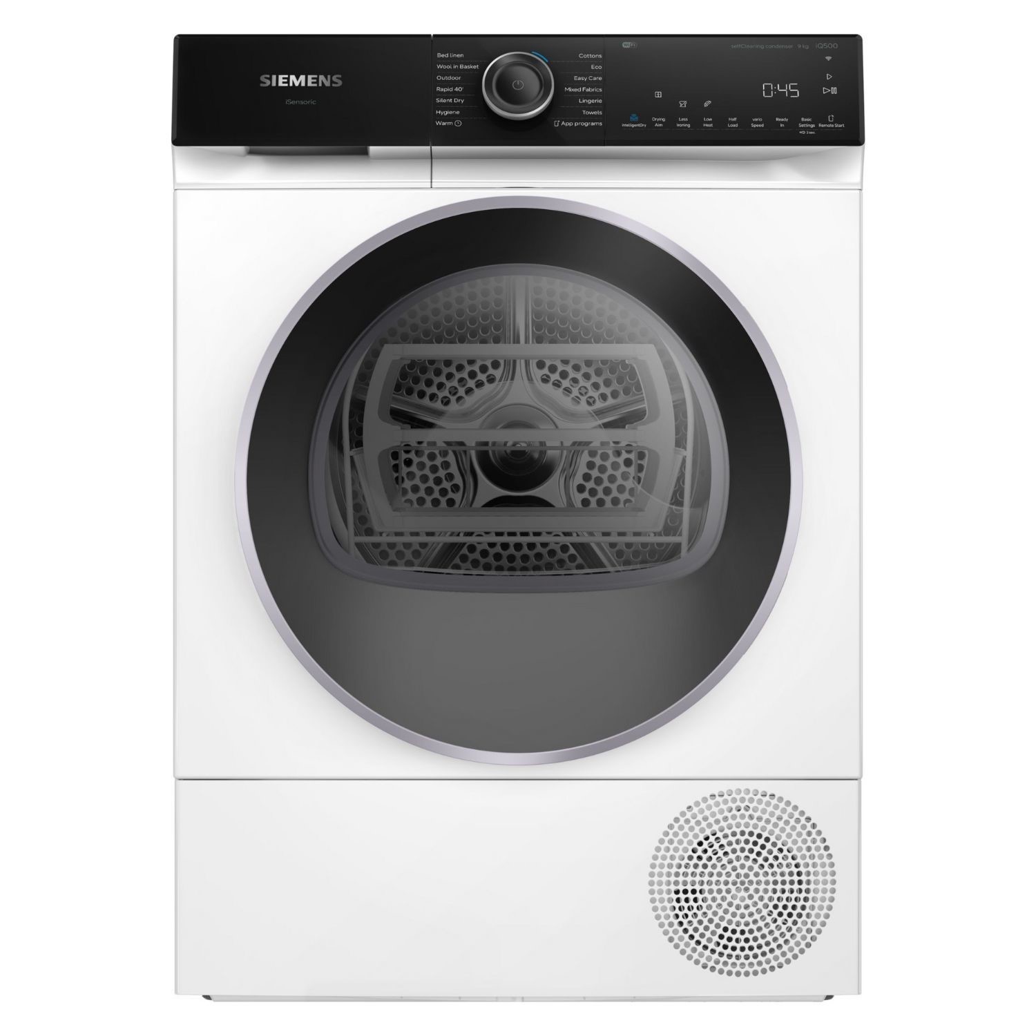 Siemens White/Light Iq500 Heat Pump Tumble Dryer 9 Kg Wq46h2d9gb - Image 4