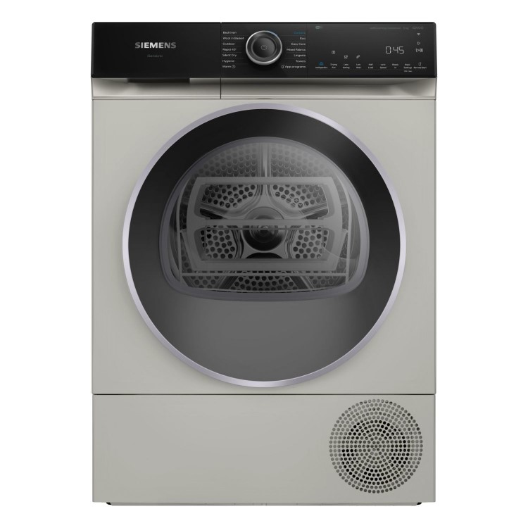 Siemens iQ700 9kg Heat Pump Tumble Dryer - Silver