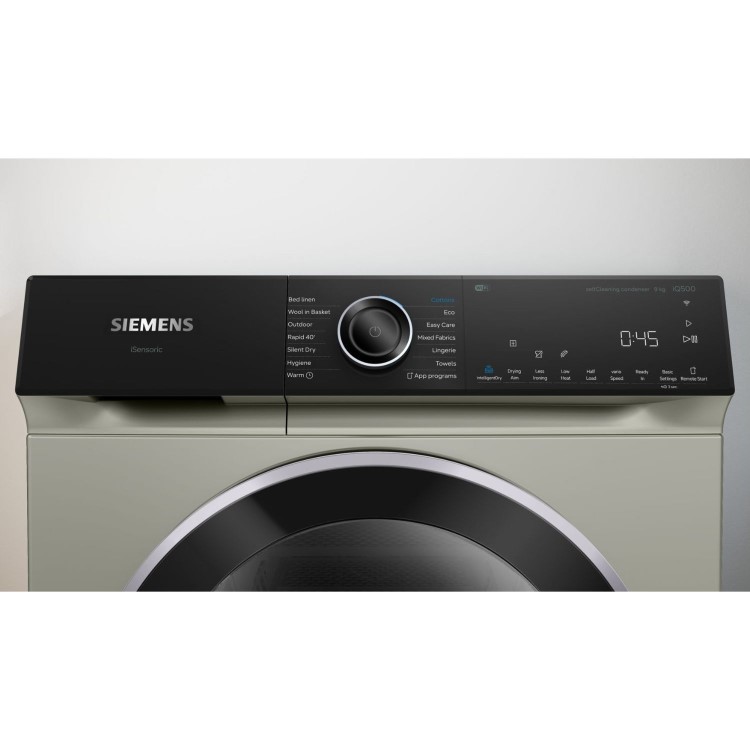 Siemens iQ700 9kg Heat Pump Tumble Dryer - Silver