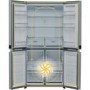 Whirlpool 591 Litre 60/40 American Fridge Freezer - Stainless Steel
