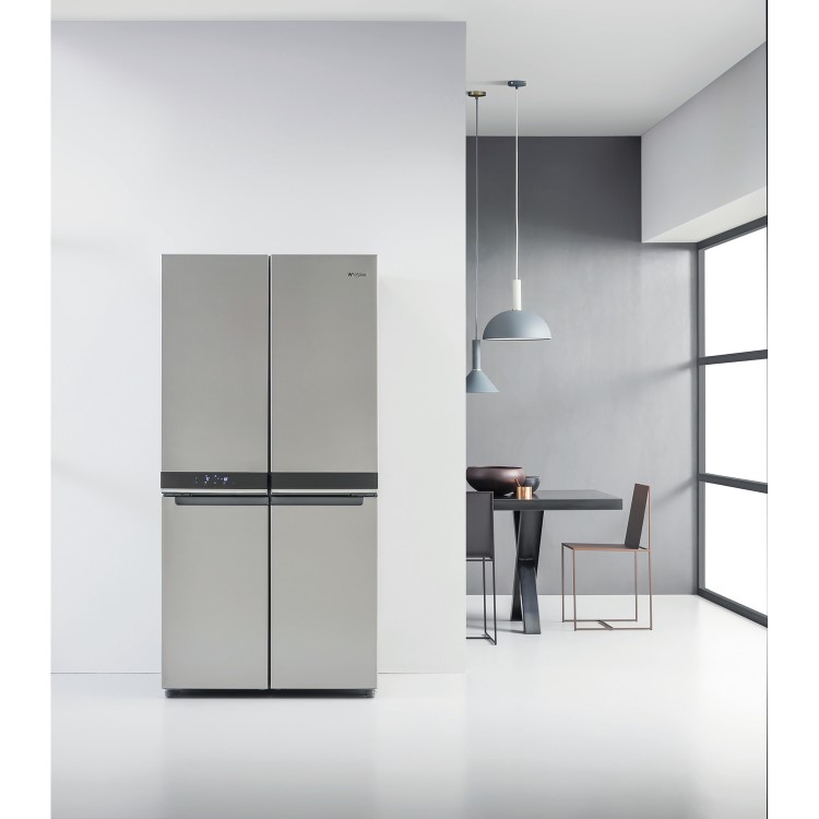 Whirlpool 591 Litre 60/40 American Fridge Freezer - Stainless Steel