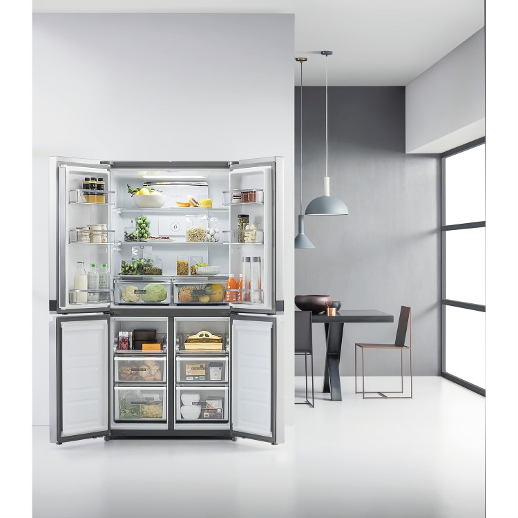 Whirlpool 591 Litre 60/40 American Fridge Freezer - Stainless Steel