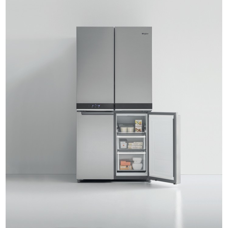 Whirlpool 591 Litre 60/40 American Fridge Freezer - Stainless Steel