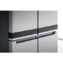 Whirlpool WQ9B1L W Collection Four Door American Fridge Freezer - Stainless Steel Look