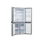 Whirlpool WQ9B1L W Collection Four Door American Fridge Freezer - Stainless Steel Look