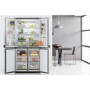 Whirlpool WQ9B1L W Collection Four Door American Fridge Freezer - Stainless Steel Look