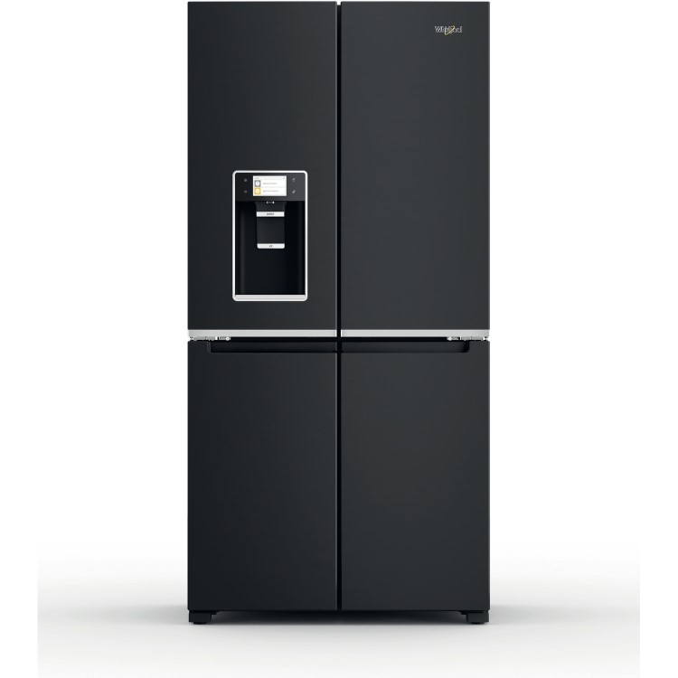 Whirlpool 554 Litre Side-By-Side American Fridge Freezer - Black