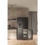 Whirlpool 594 Litre 70/30 Freestanding Fridge Freezer - Black Steel
