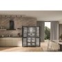 Whirlpool 594 Litre 70/30 Freestanding Fridge Freezer - Black Steel