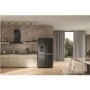 Whirlpool 594 Litre 70/30 Freestanding Fridge Freezer - Black Steel