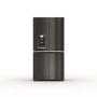 Whirlpool 594 Litre 70/30 Freestanding Fridge Freezer - Black Steel
