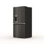 Whirlpool 594 Litre 70/30 Freestanding Fridge Freezer - Black Steel