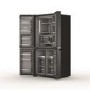 Whirlpool 594 Litre 70/30 Freestanding Fridge Freezer - Black Steel