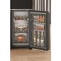 Whirlpool 594 Litre 70/30 Freestanding Fridge Freezer - Black Steel