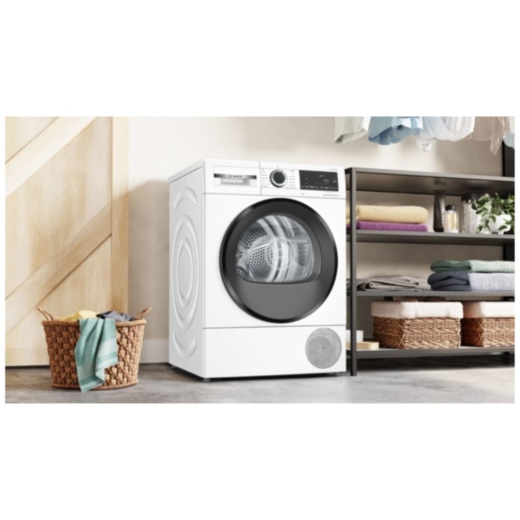Bosch Series 6 9kg Heat Pump Tumble Dryer - White
