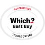 Refurbished Bosch WQG24509GB Freestanding Heat Pump 9KG Tumble Dryer White