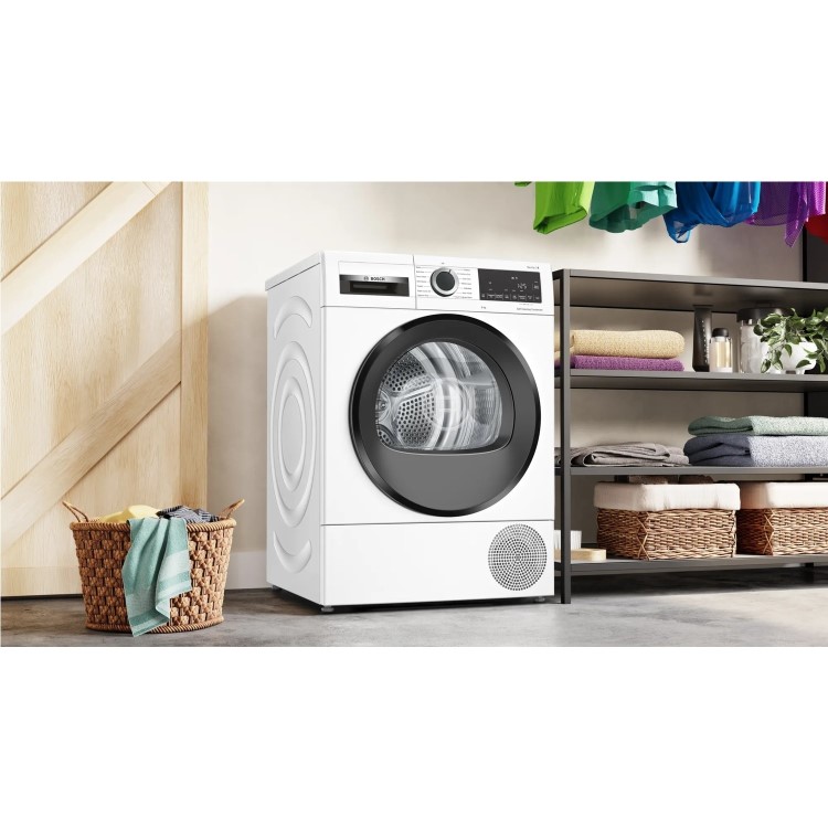 GRADE A2 - Bosch Series 6 9kg Heat Pump Tumble Dryer - White