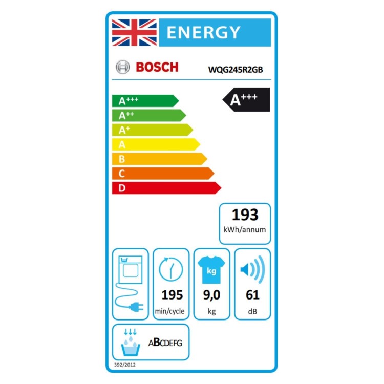 Bosch Series 6 9kg Heat Pump Tumble Dryer - Graphite
