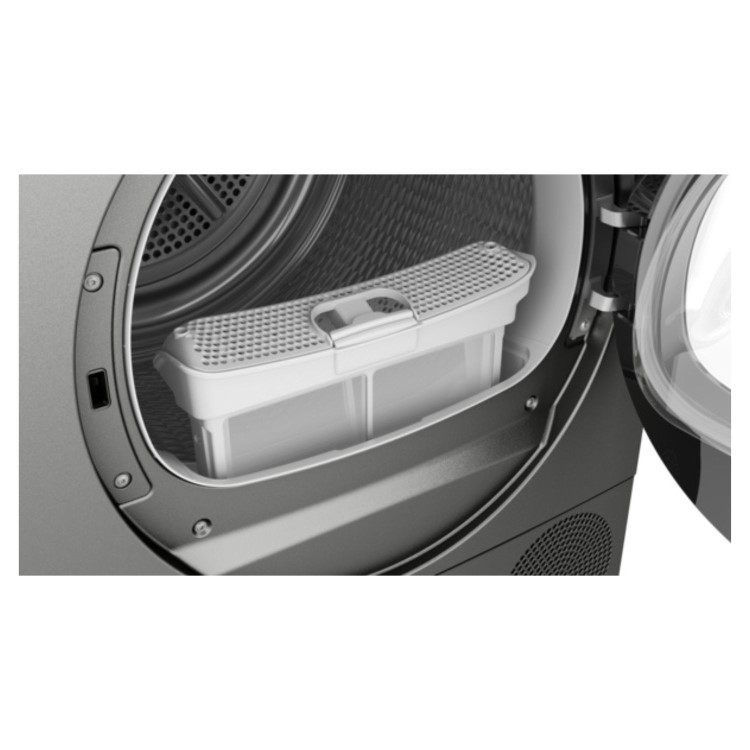 Bosch Series 6 9kg Heat Pump Tumble Dryer - Graphite