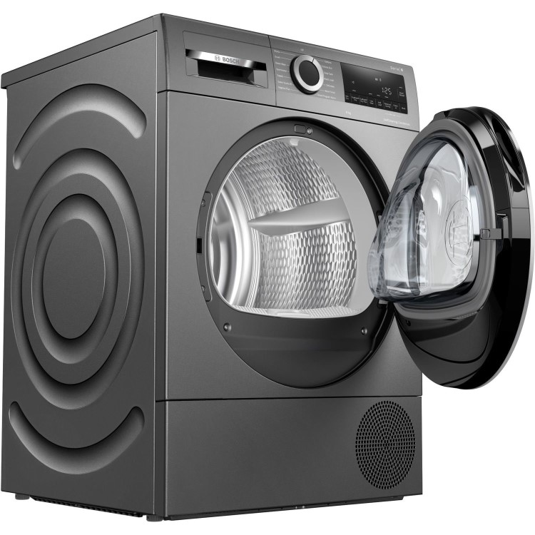 Bosch Series 6 9kg Heat Pump Tumble Dryer - Graphite