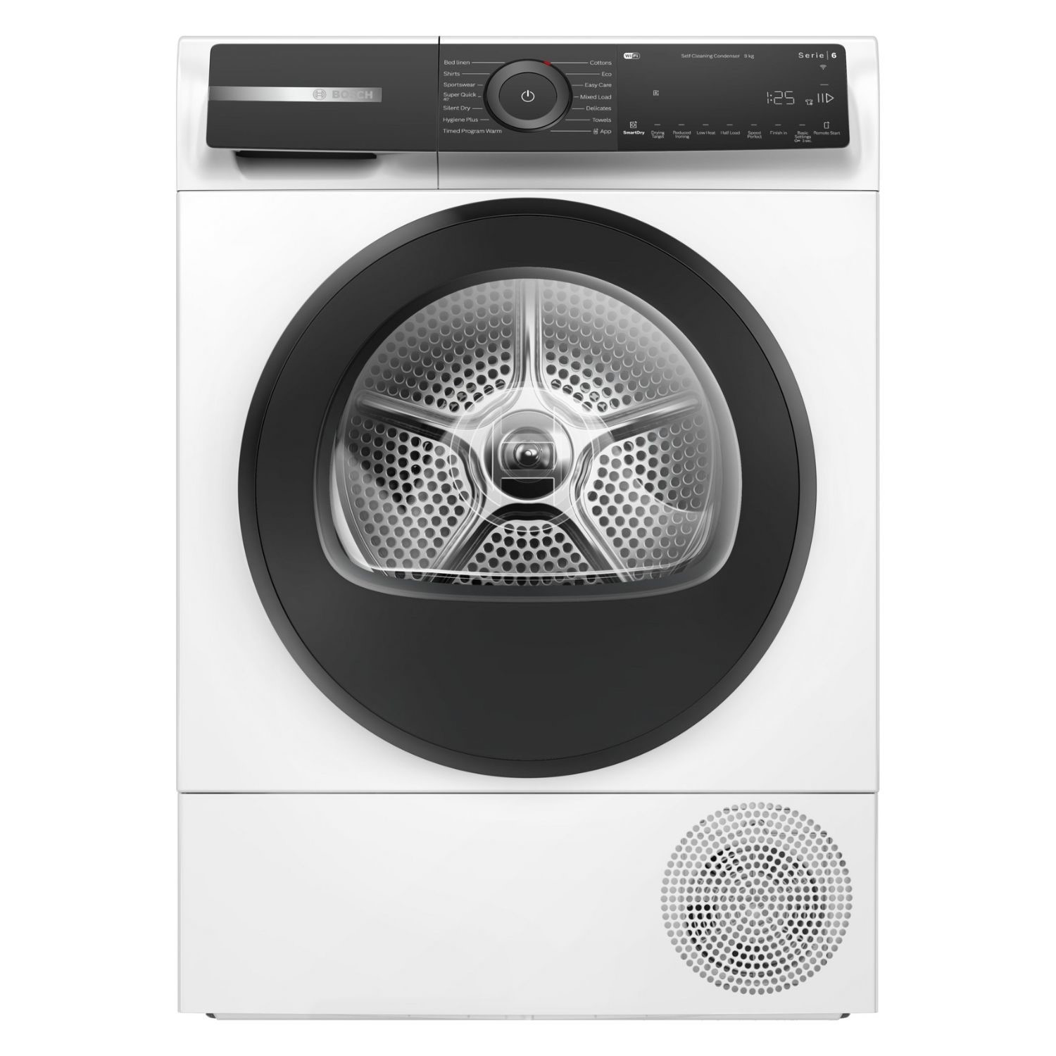 Bosch Series 6 9kg Heat Pump Tumble Dryer - Wi-Fi Connected A+++ Rated - White