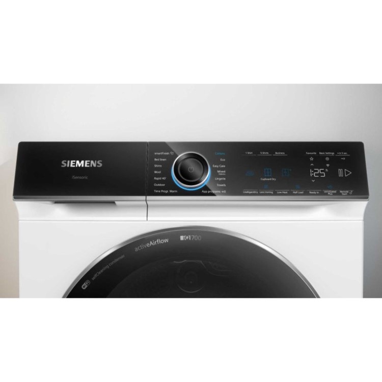 Siemens iQ700 9kg Heat Pump Tumble Dryer - White