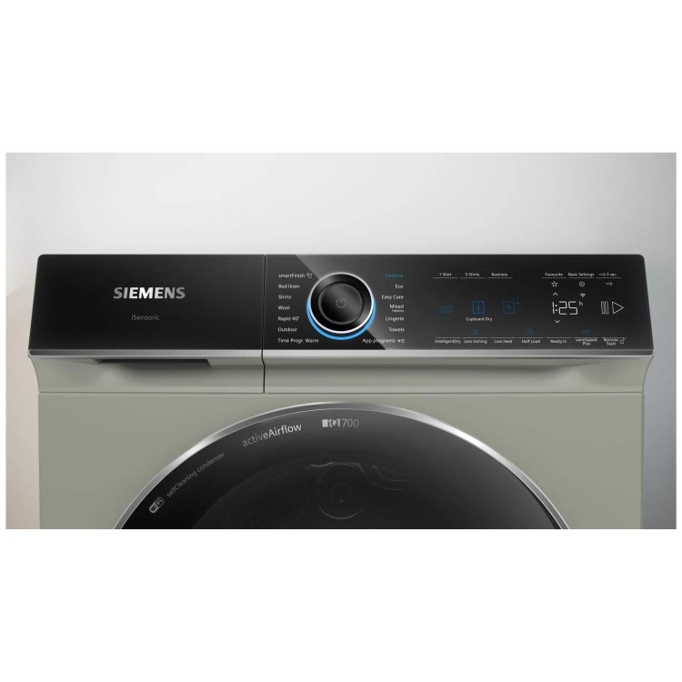 Siemens iQ700 9kg Heat Pump Tumble Dryer - Silver