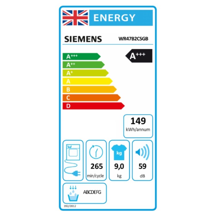 Siemens iQ700 9kg Heat Pump Tumble Dryer - Silver