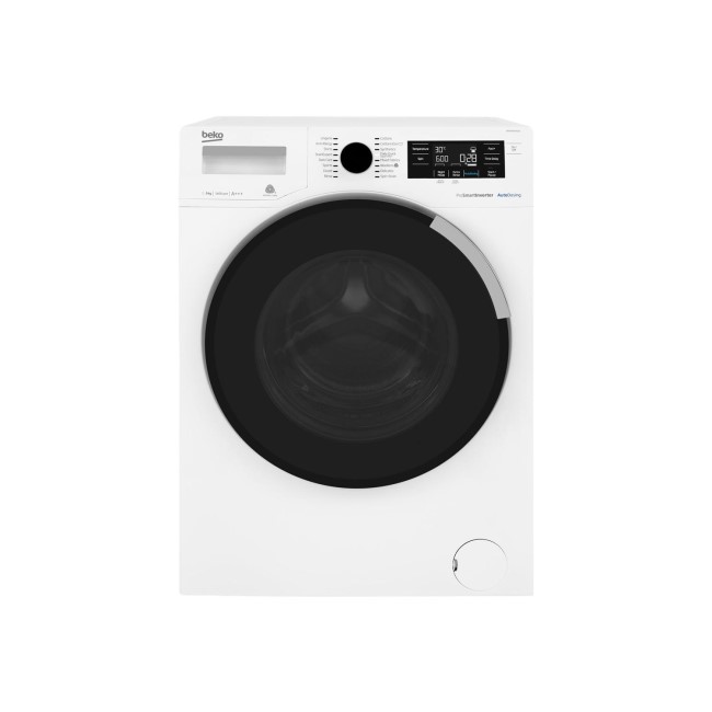 Beko WR94PB44DW 9kg 1400rpm Freestanding Washing Machine With 28 Min