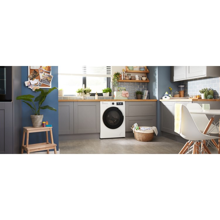 Beko WR94PB44DW 9kg 1400rpm Freestanding Washing Machine With 28 Min Quick Wash - White