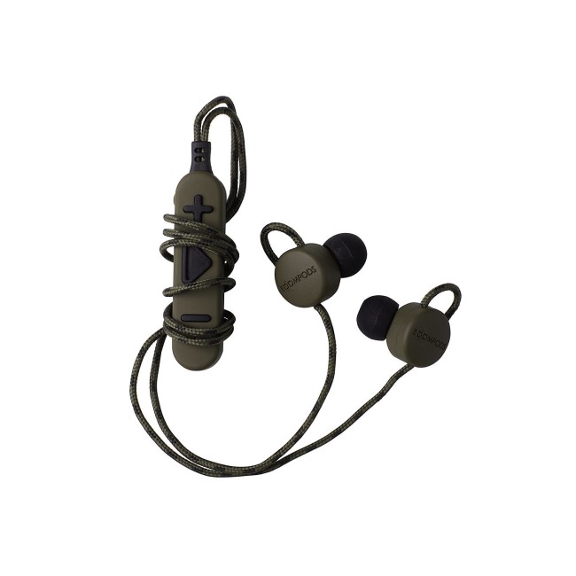 BoomPods RetroBuds Bluetooth In-Ear Headphones - Army Green