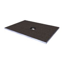 1600x900mm Wet Room Tileable Shower Tray Former 30mm with Square Centre Drain - Live Your Colour