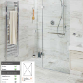 1600x900mm Wet Room Tileable Shower Tray Former 30mm with Square Centre Drain - Live Your Colour