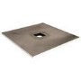 900x900mm Square Level Acess Wet Room Shower Tray with Square Centre Drain - Live Your Colour