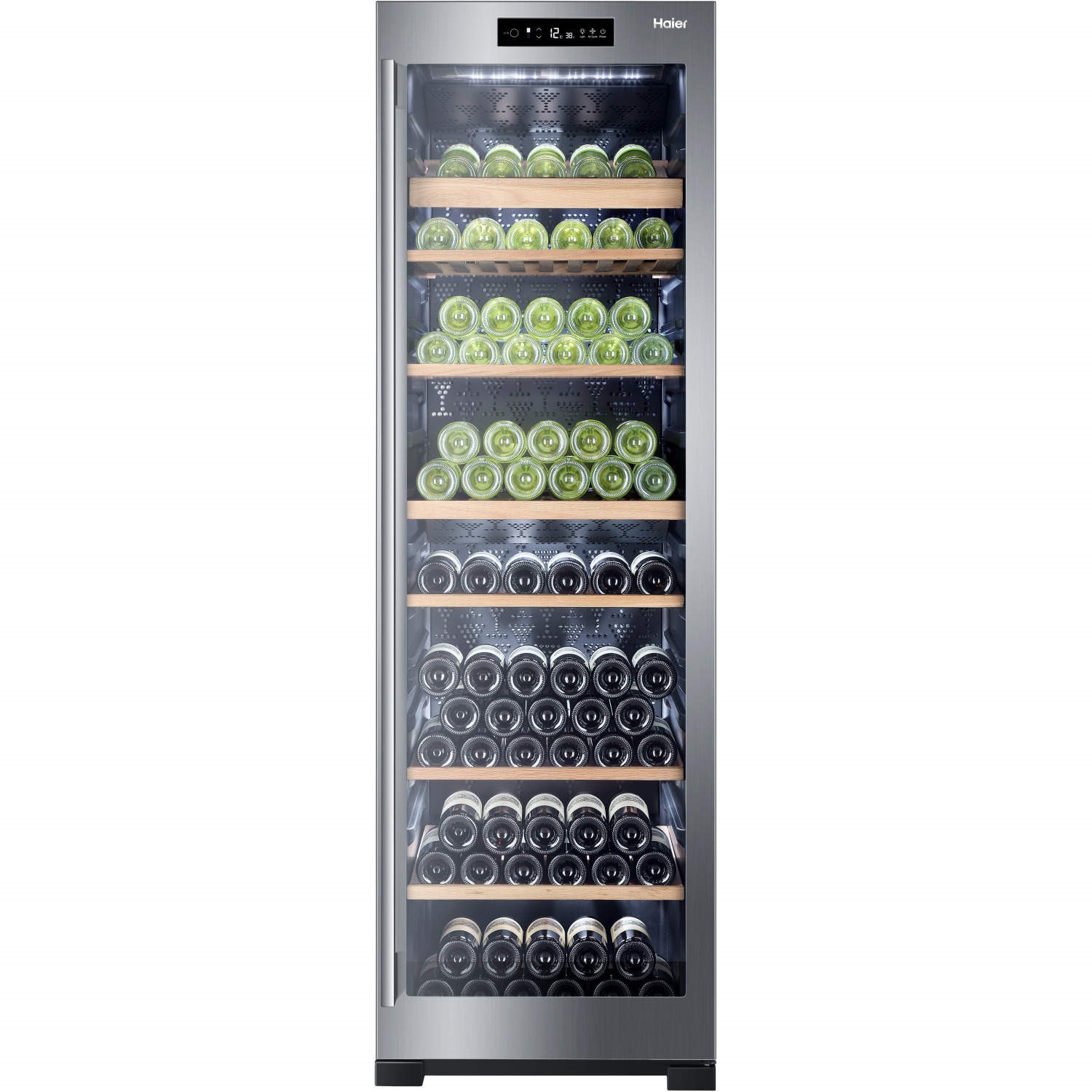 Haier WS151GDB1 151 Bottle Dual Control Wine Cooler Appliances Direct