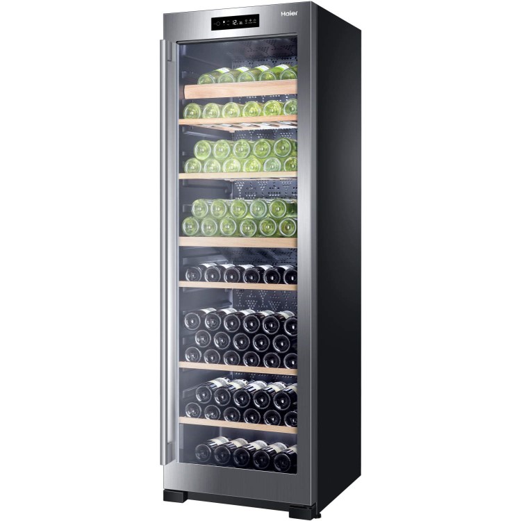 Haier WS151GDBI 151 Bottle Dual Control Wine Cooler