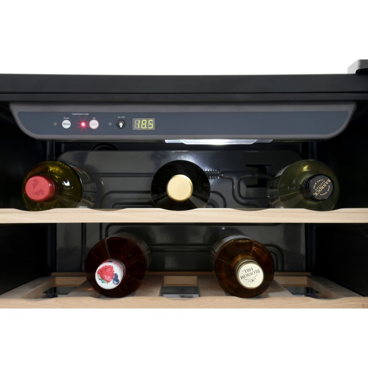 Haier WS25GA 25 Bottle Wine Cooler - Black