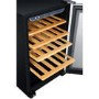 Refurbished Haier WS30GA 30 Bottle Single Zone Wine Cooler Black