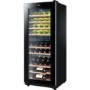 Haier WS49GDB 49 Bottle Dual Zone Wine Cooler Black