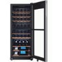 GRADE A1 - Haier WS53GDA 53 Bottle Dual Zone Wine Cooler - Black