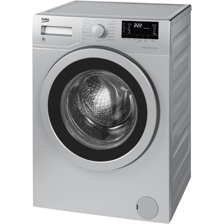 GRADE A2 - Beko WS832425S 8kg 1300rpm Freestanding Washing Machine - Silver