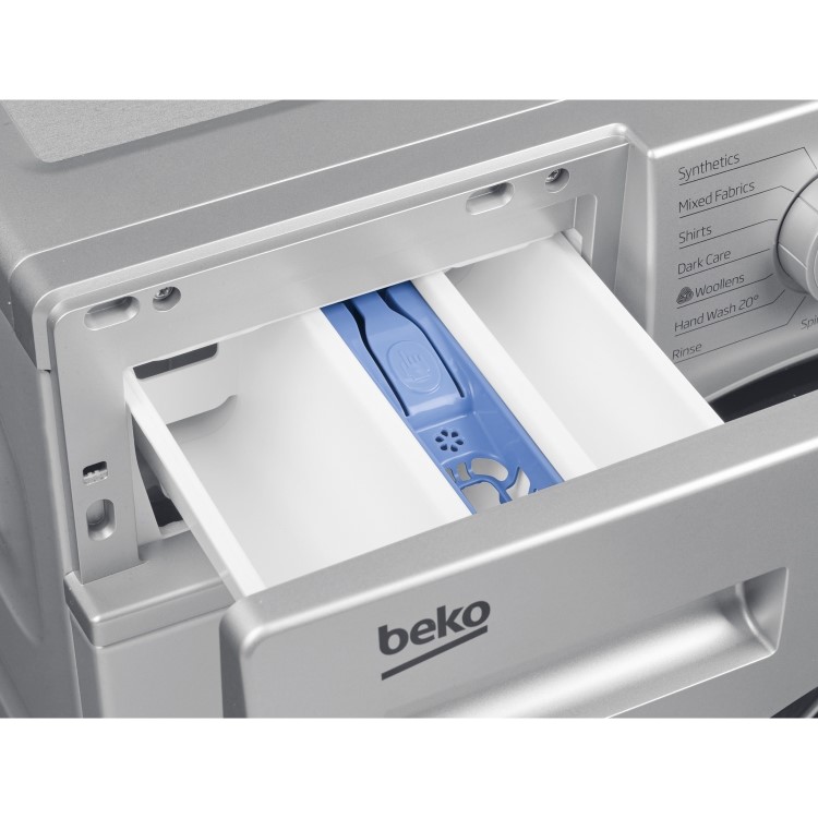 GRADE A2 - Beko WS832425S 8kg 1300rpm Freestanding Washing Machine - Silver