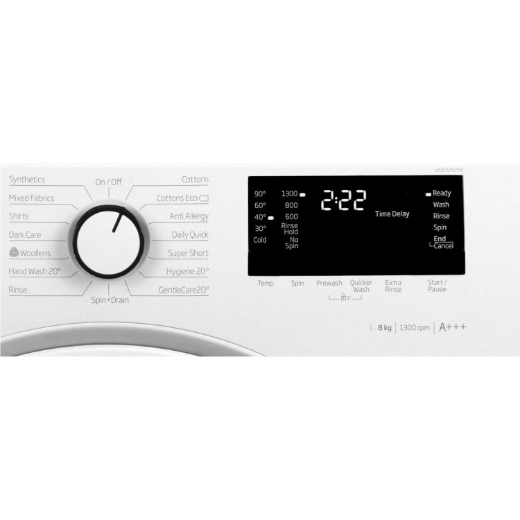 Beko WS832425W 8kg 1300rpm Freestanding Washing Machine - White