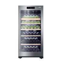 GRADE A1 - Haier WS92GDBI 92 Bottle Dual Control Wine Cooler