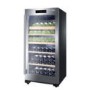 GRADE A1 - Haier WS92GDBI 92 Bottle Dual Control Wine Cooler